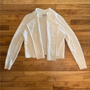 Cozy Open-Front Women's Sweater Cardigan - Cream